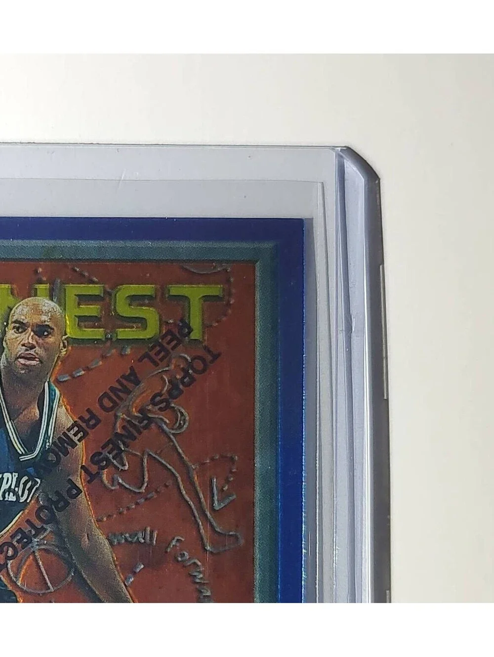 Scott Burrell 1995-96 Topps Finest NBA #218 Card Hornets